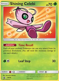 Shining Celebi (SM Black Star Promos #SM79)