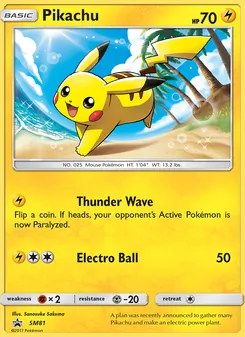 Pikachu (SM Black Star Promos #SM81)