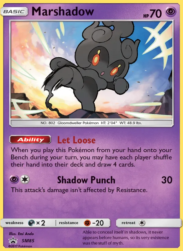 Marshadow — SM Black Star Promos #SM85 (Pokémon TCG card)
