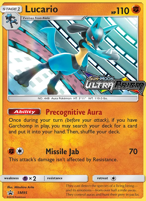 Lucario — SM Black Star Promos #SM95 (Pokémon TCG card)