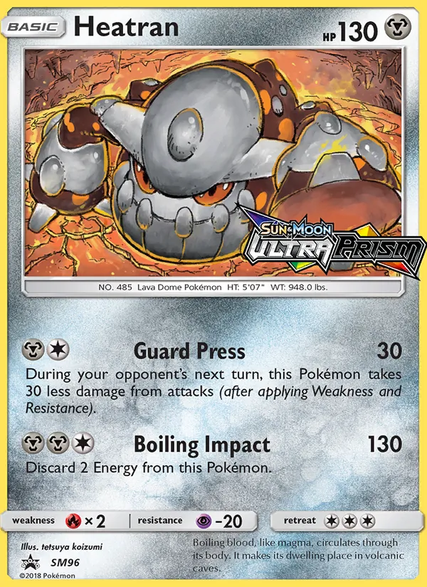 Heatran — SM Black Star Promos #SM96 (Pokémon TCG card)