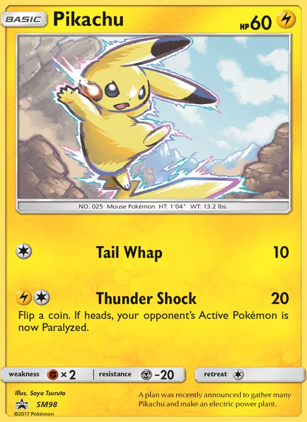 Pikachu — SM Black Star Promos #SM98 (Pokémon TCG card)