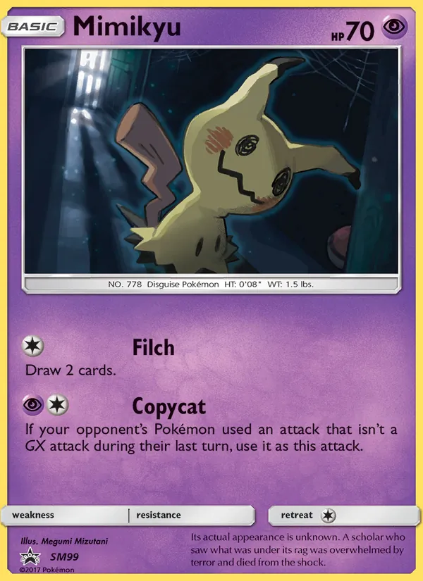 Mimikyu — SM Black Star Promos #SM99 (Pokémon TCG card)