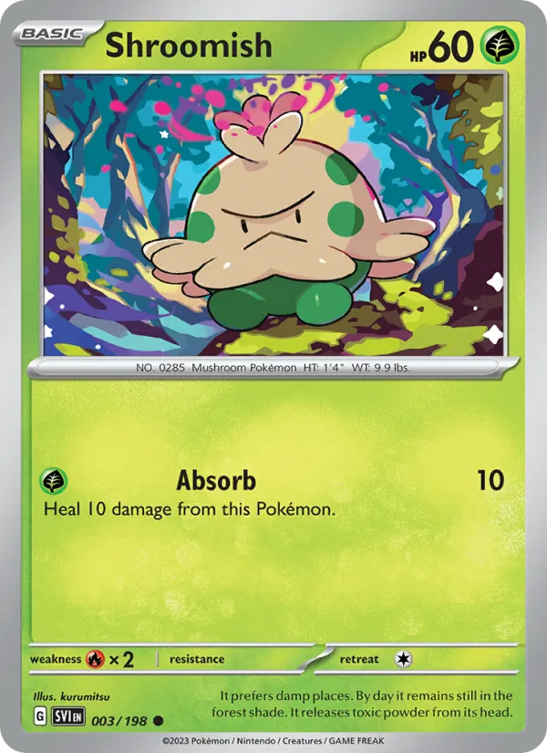 Shroomish — Scarlet & Violet #003 (Pokémon TCG card)