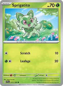 Sprigatito (Scarlet & Violet #013)