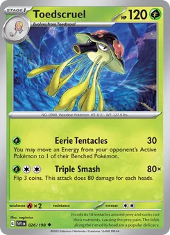 Toedscruel (Scarlet & Violet #026)