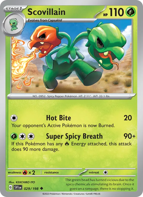 Scovillain — Scarlet & Violet #029 (Pokémon TCG card)