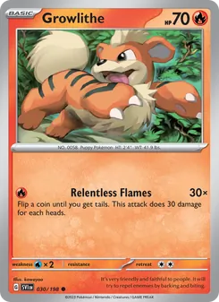 Growlithe (Scarlet & Violet #030)