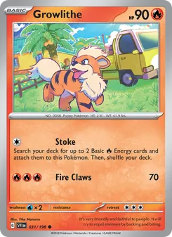 Growlithe (Scarlet & Violet #031)