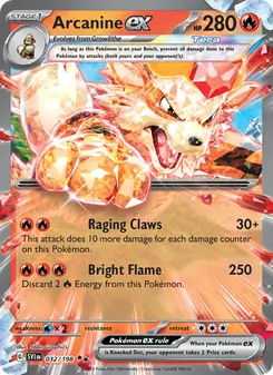 Arcanine ex (Scarlet & Violet #032)