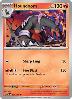 Houndoom (Scarlet & Violet #034)