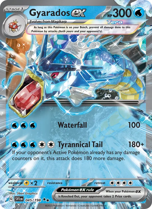 Gyarados ex — Scarlet & Violet #045 (Pokémon TCG card)