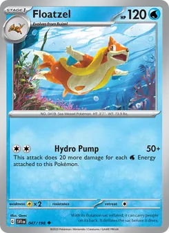 Floatzel (Scarlet & Violet #047)