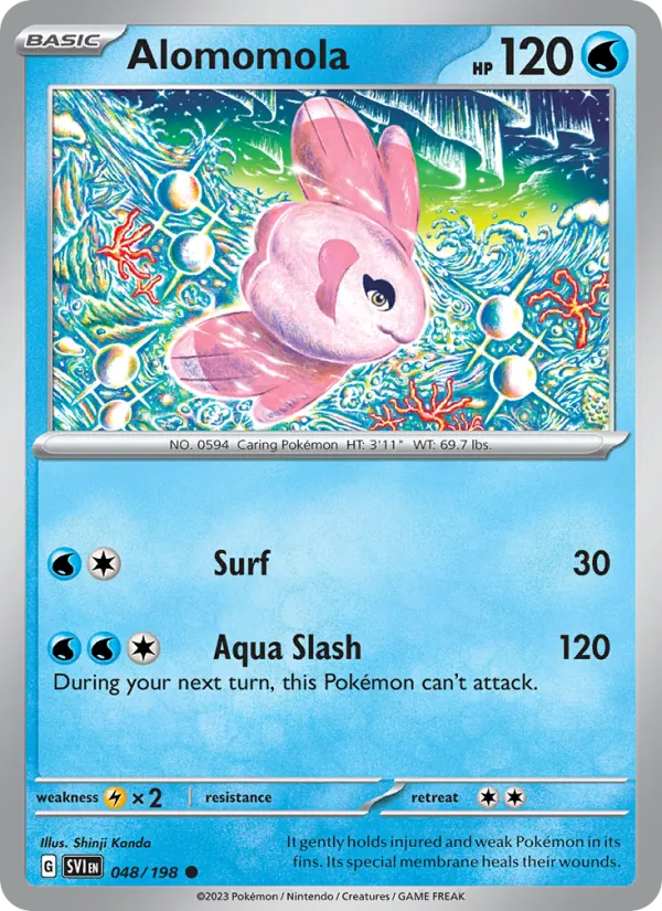 Alomomola — Scarlet & Violet #048 (Pokémon TCG card)