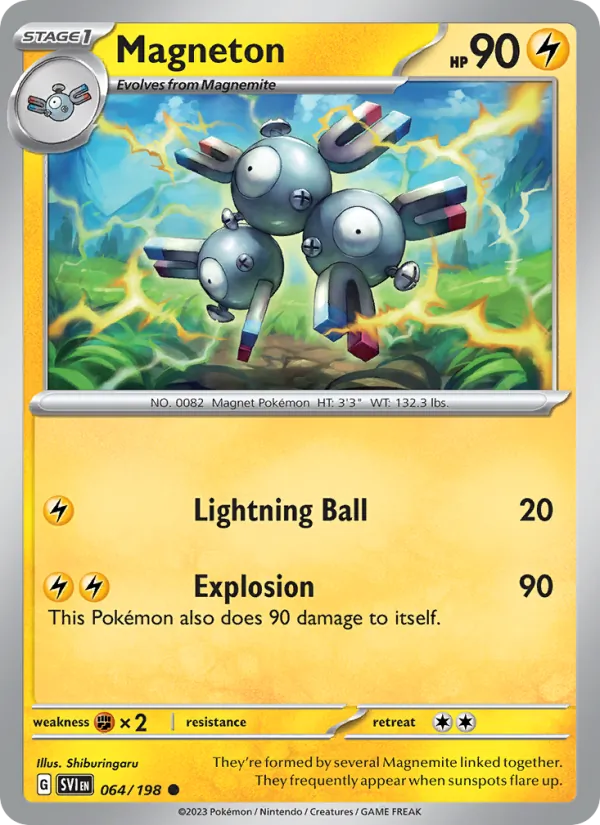 Magneton — Scarlet & Violet #064 (Pokémon TCG card)