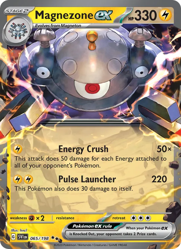Magnezone ex — Scarlet & Violet #065 (Pokémon TCG card)