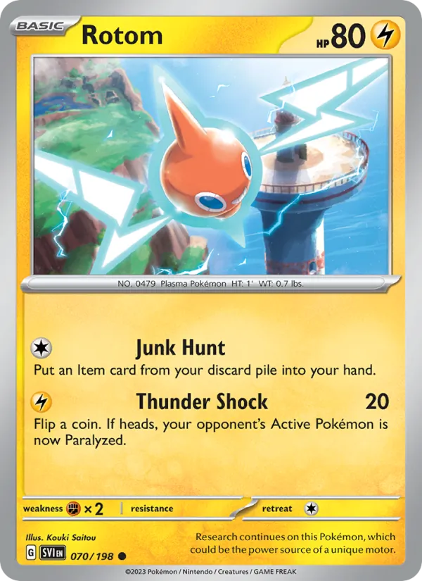Rotom — Scarlet & Violet #070 (Pokémon TCG card)