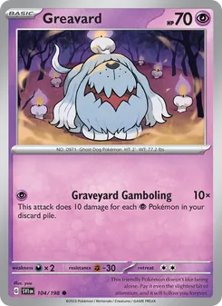 Greavard (Scarlet & Violet #104)