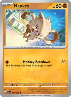 Mankey (Scarlet & Violet #107)