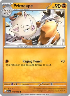 Primeape (Scarlet & Violet #108)
