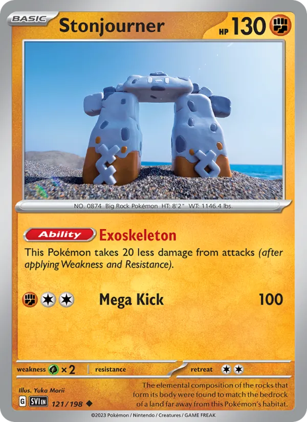 Stonjourner — Scarlet & Violet #121 (Pokémon TCG card)
