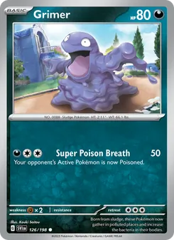 Grimer (Scarlet & Violet #126)