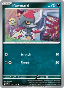 Pawniard (Scarlet & Violet #132)