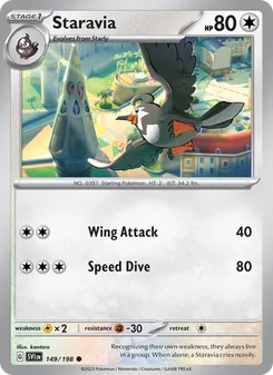 Staravia (Scarlet & Violet #149)