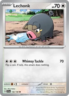 Lechonk (Scarlet & Violet #156)