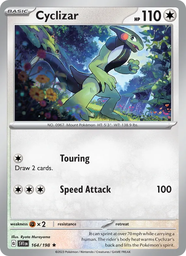 Cyclizar — Scarlet & Violet #164 (Pokémon TCG card)