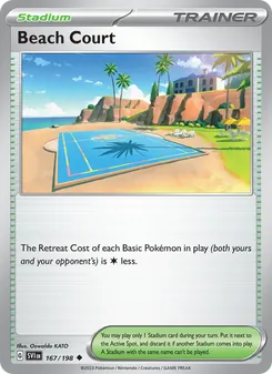 Beach Court (Scarlet & Violet #167)