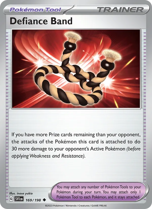 Defiance Band — Scarlet & Violet #169 (Pokémon TCG card)