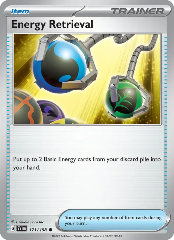 Energy Retrieval — Scarlet & Violet #171 (Pokémon TCG card)