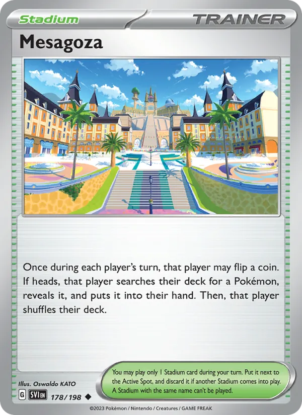 Mesagoza — Scarlet & Violet #178 (Pokémon TCG card)