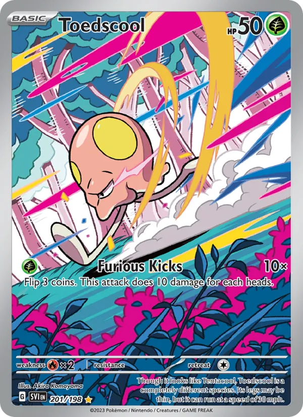 Toedscool — Scarlet & Violet #201 (Pokémon TCG card)