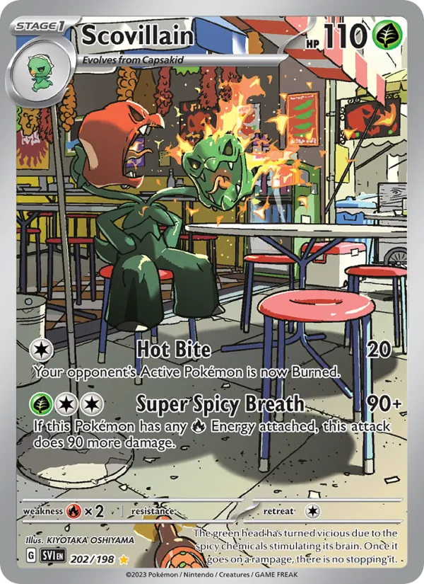 Scovillain — Scarlet & Violet #202 (Pokémon TCG card)