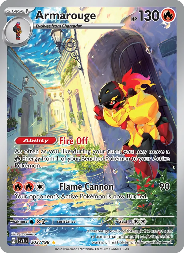 Armarouge — Scarlet & Violet #203 (Pokémon TCG card)