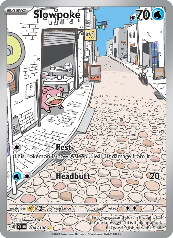 Slowpoke — Scarlet & Violet #204 (Pokémon TCG card)