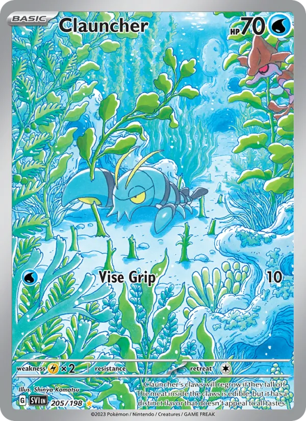 Clauncher — Scarlet & Violet #205 (Pokémon TCG card)