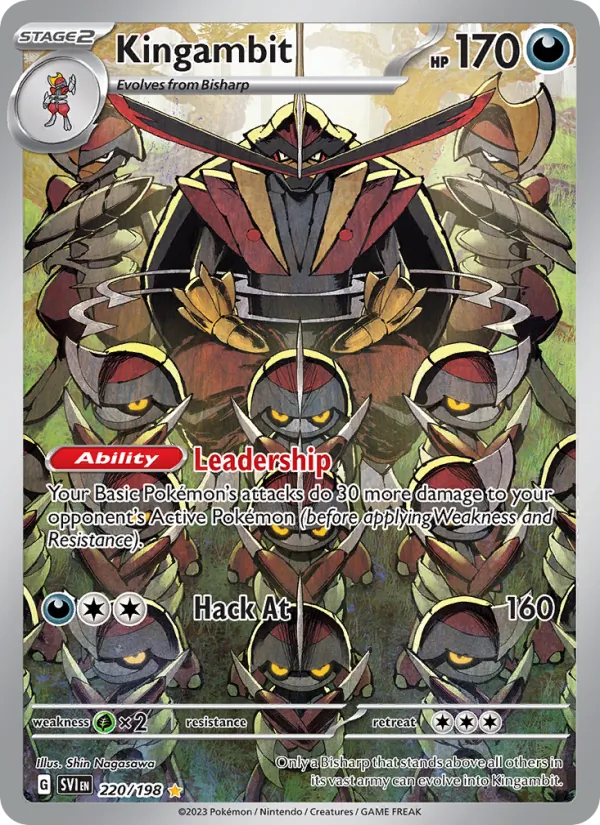 Kingambit — Scarlet & Violet #220 (Pokémon TCG card)