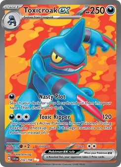 Toxicroak ex (Scarlet & Violet #232)