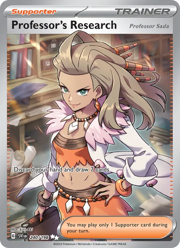 Professor's Research — Scarlet & Violet #240 (Pokémon TCG card)