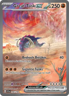 Great Tusk ex (Scarlet & Violet #246)