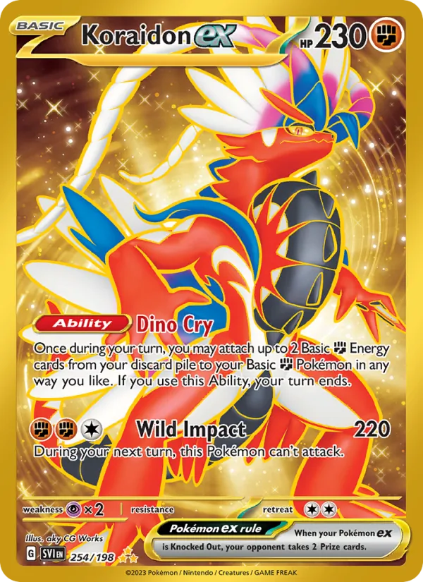 Koraidon ex — Scarlet & Violet #254 (Pokémon TCG card)