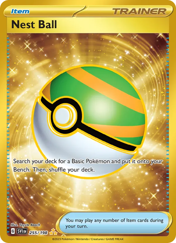 Nest Ball — Scarlet & Violet #255 (Pokémon TCG card)