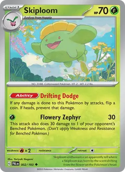 Skiploom (Paldea Evolved #002)