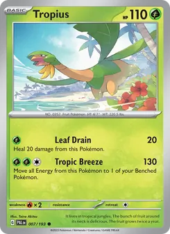 Tropius (Paldea Evolved #007)