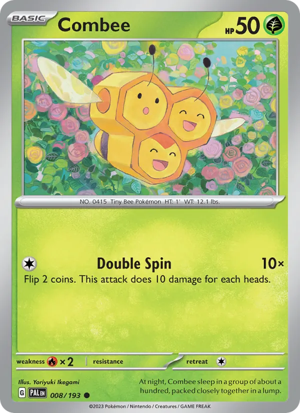 Combee — Paldea Evolved #008 (Pokémon TCG card)