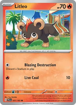 Litleo (Paldea Evolved #031)
