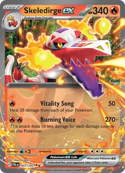 Skeledirge ex (Paldea Evolved #037)